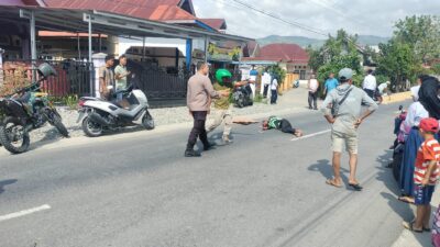 Tabrakan Dua Motor di Jalan Wisata Air Panas Semurup, Satu Korban Meninggal Dunia