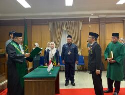 Dilantik Ketua, Noprizal Resmi Jabat Panitera PA Muara Bulian Kelas I B