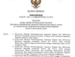 BKPSDM Kerinci Pastikan Optimalisasi Kelulusan PPPK Tahap II Tahun 2024, Berjalan Sesuai Regulasi dan Prioritas Pemerintah