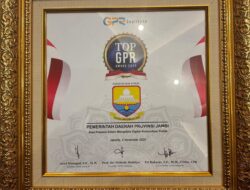 Berprestasi Kelola Digital Komunikasi Publik, Pemprov Jambi Dianugerahi TOP GPR Award 2025
