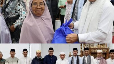 Safari Ramadan Pemprov Jambi di Lempur, Gubernur Al Haris dan Bupati Monadi Serahkan Bantuan untuk Warga