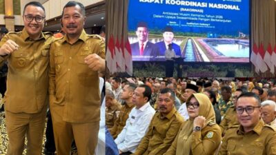 Komitmen Dukung Ketahanan Pangan, Bupati Kerinci Monadi Ikuti Rakornas Mitigasi Kekeringan di Jakarta