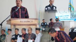 Bupati Monadi Launching QR Code Kotak Amal Kerinci Terintegrasi, Densus 88 Apresiasi Inovasi Transparansi Dana Umat