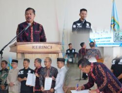 Bupati Monadi Launching QR Code Kotak Amal Kerinci Terintegrasi, Densus 88 Apresiasi Inovasi Transparansi Dana Umat