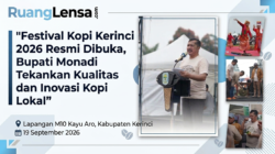 Festival Kopi Kerinci 2026 Resmi Dibuka,Bupati Monadi Tekankan Kualitas dan Inovasi Kopi Lokal