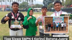Tiga Siswa SMPN 6 Kerinci Borong Juara Lomba Menembak Dandim Cup